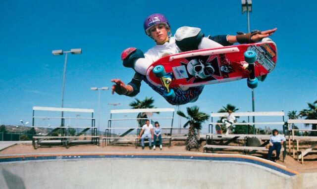 Tony Hawk athletes with clothing brand